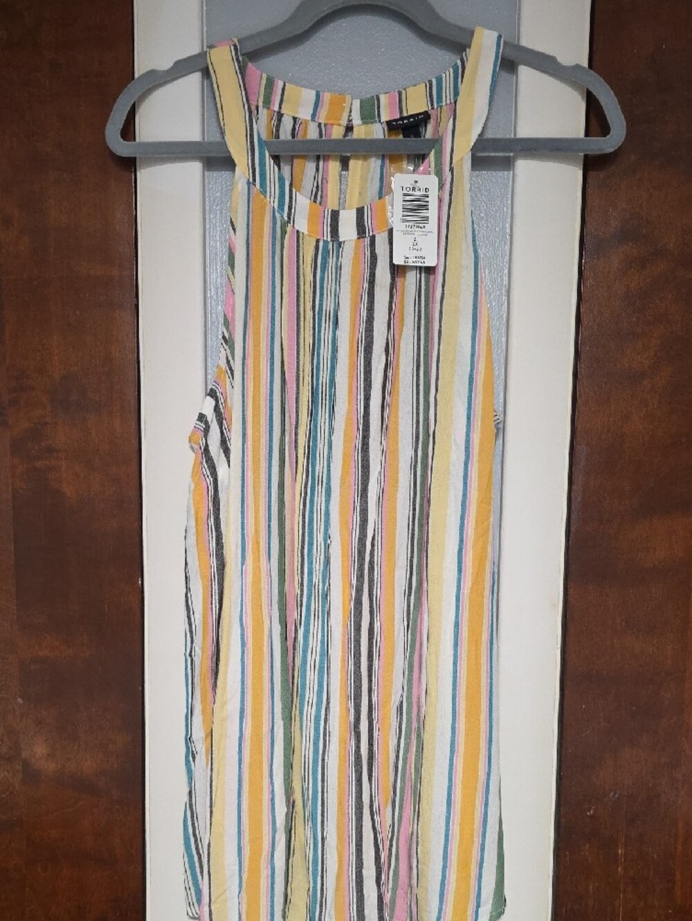 NWT SIZE 2 Torrid Multi-Stripe Goddess Tank